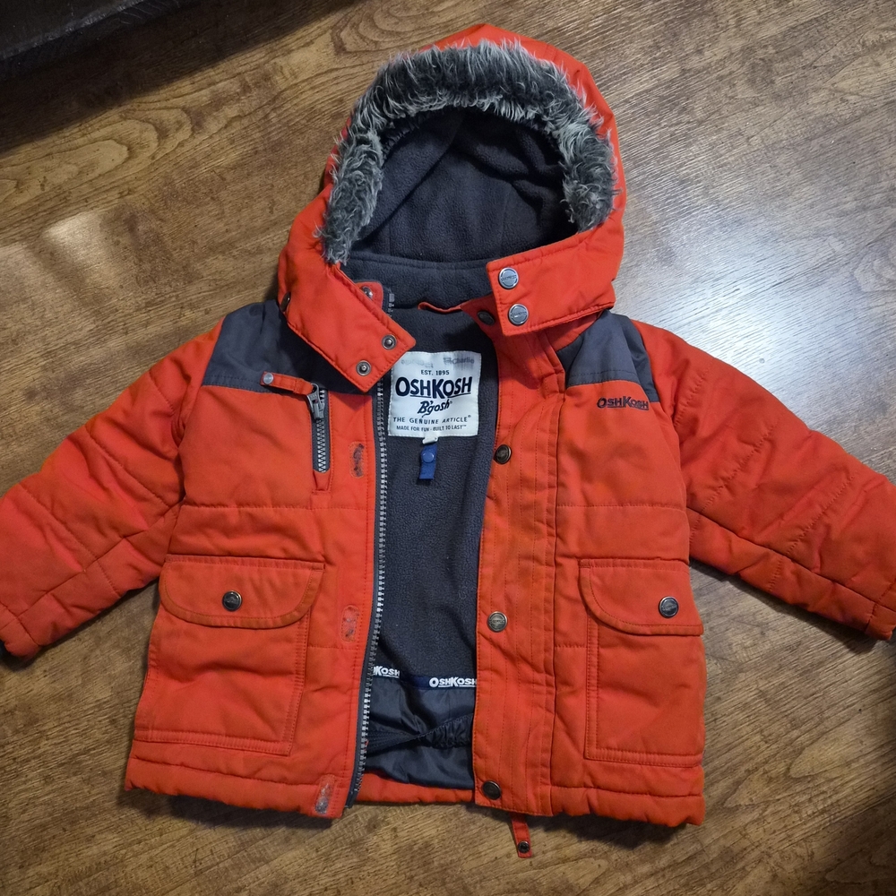 OshKosh B'gosh Red Zip-Up Jacket